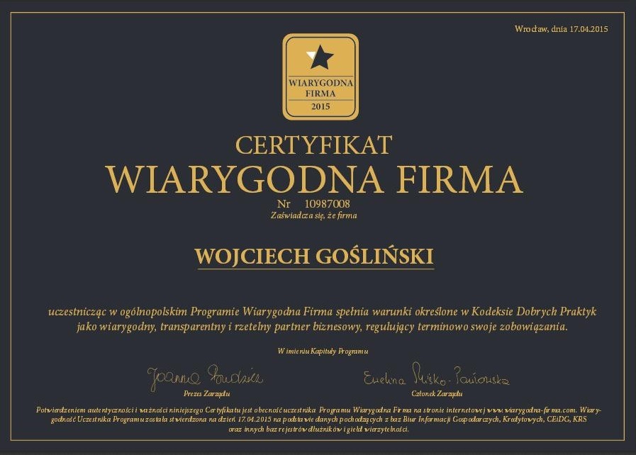 Wojciech-Goslinski-opinie-firma-remontowa-certyfikat-wiarygodna-firma